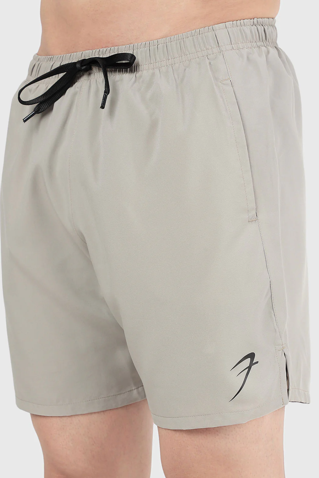 2 in 1 Compression Shorts Beige - Image 3