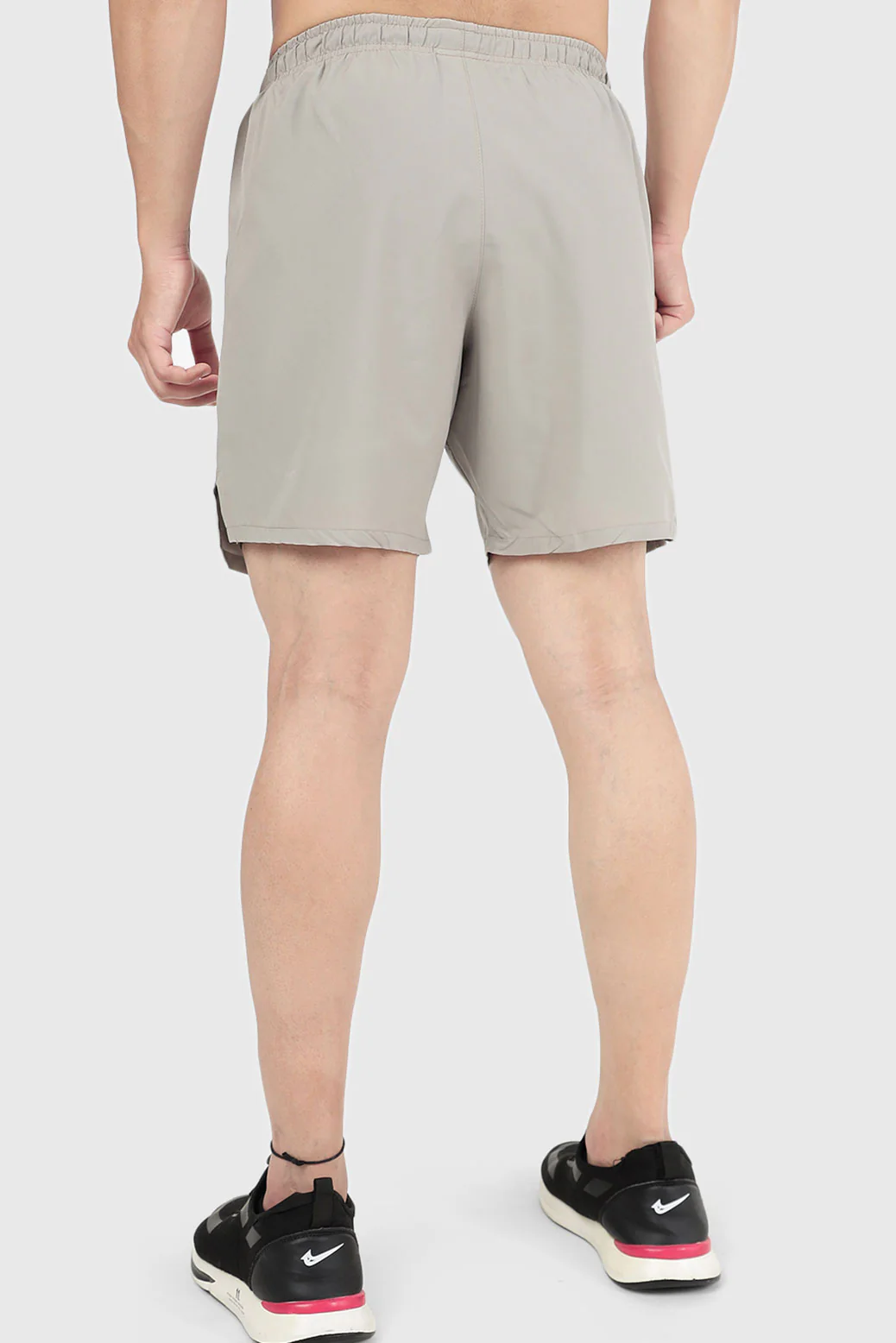 2 in 1 Compression Shorts Beige - Image 5