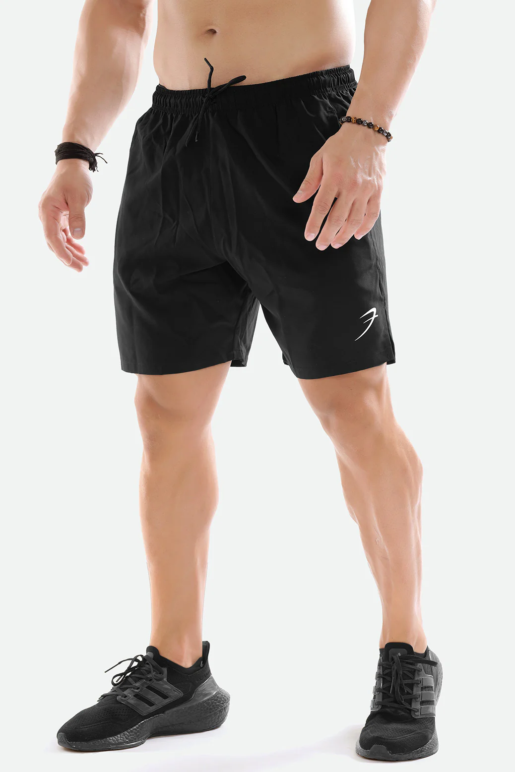 2 in 1 Compression Shorts Black - Image 2