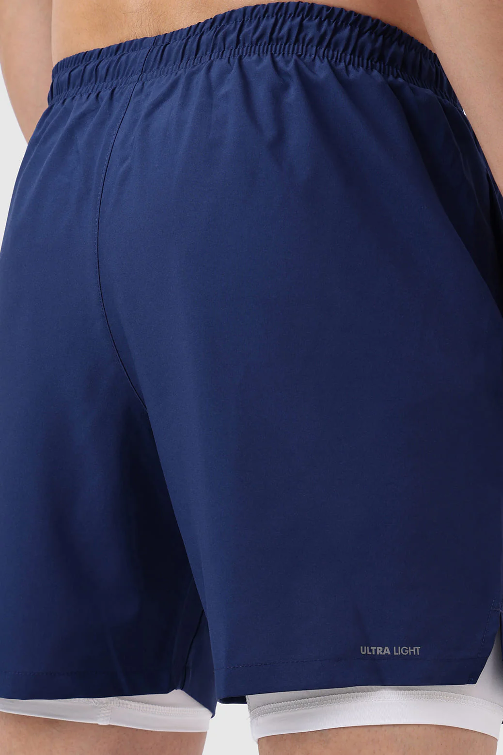 2 in 1 Compression Shorts Navy - Image 4