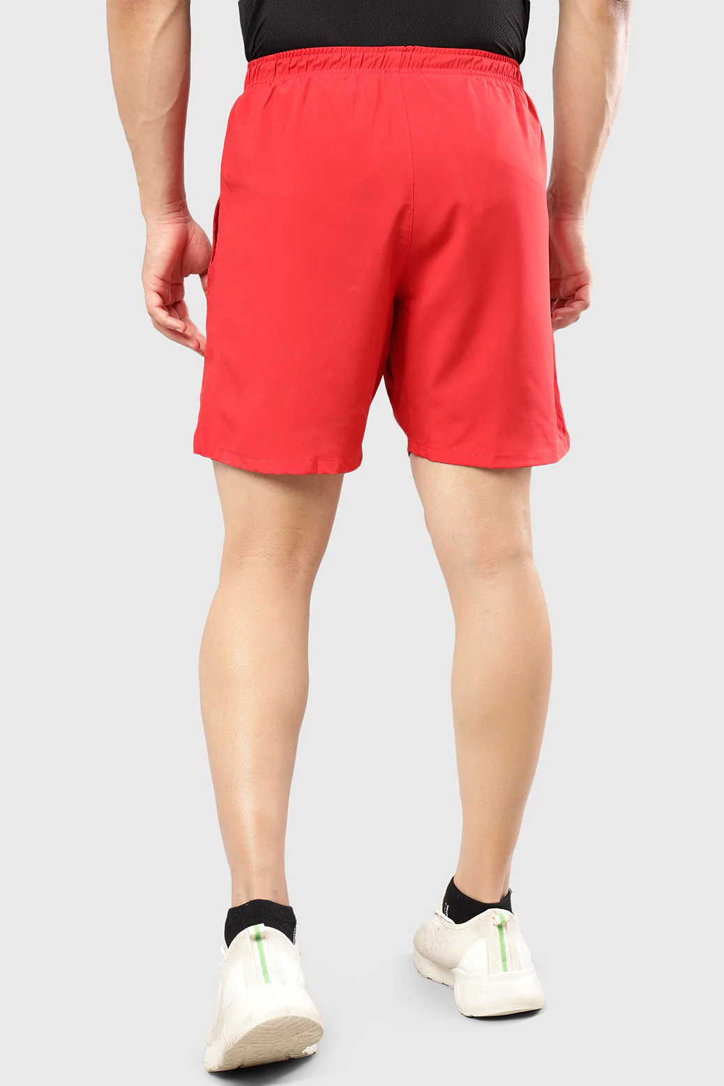 2 in 1 Compression Shorts Red - Image 5