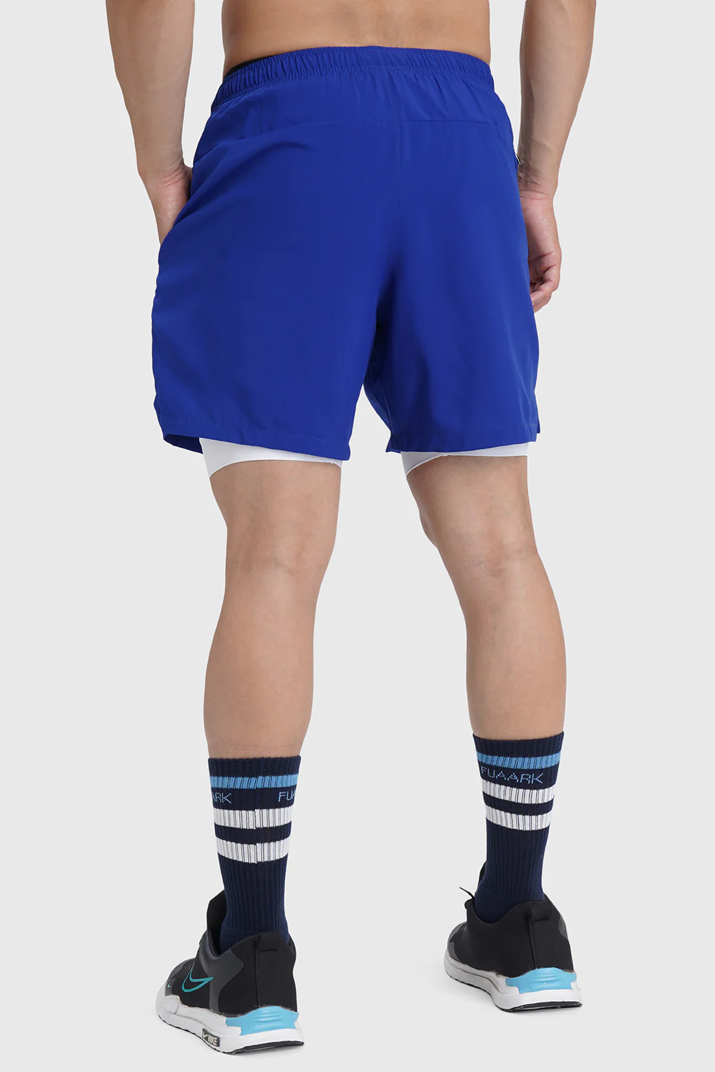 2 in 1 Laser Shorts Blue - Image 7