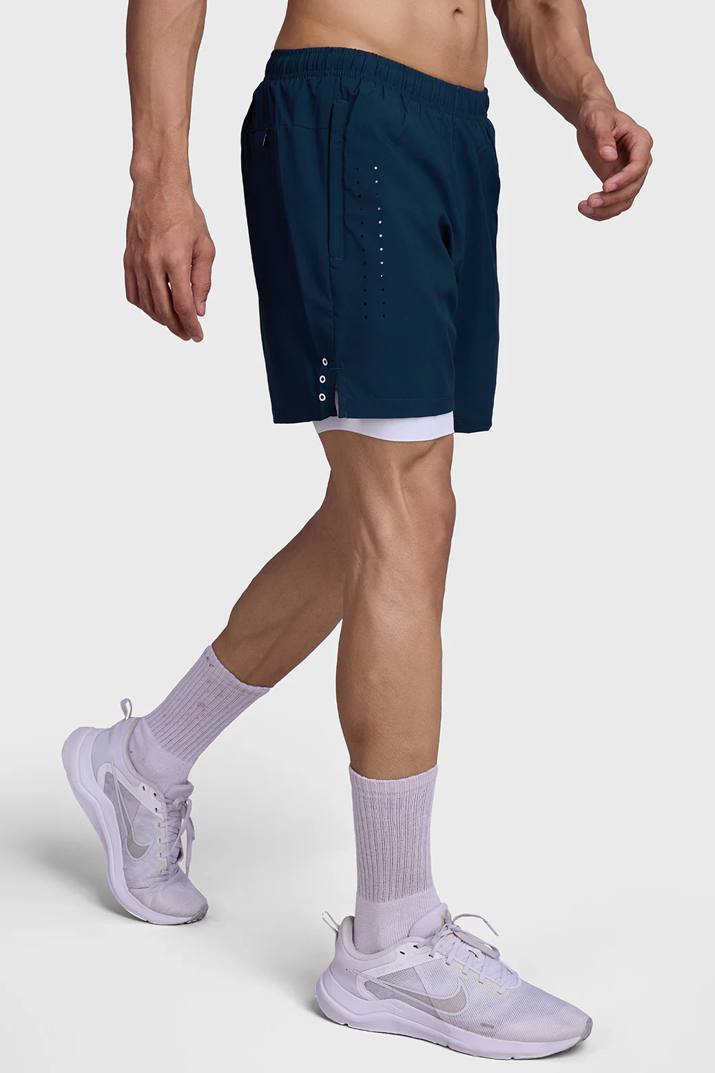 2 in 1 Laser Shorts Pine Green - Image 6