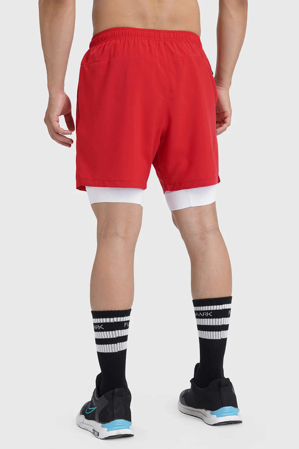 2 in 1 Laser Shorts Red - Image 7