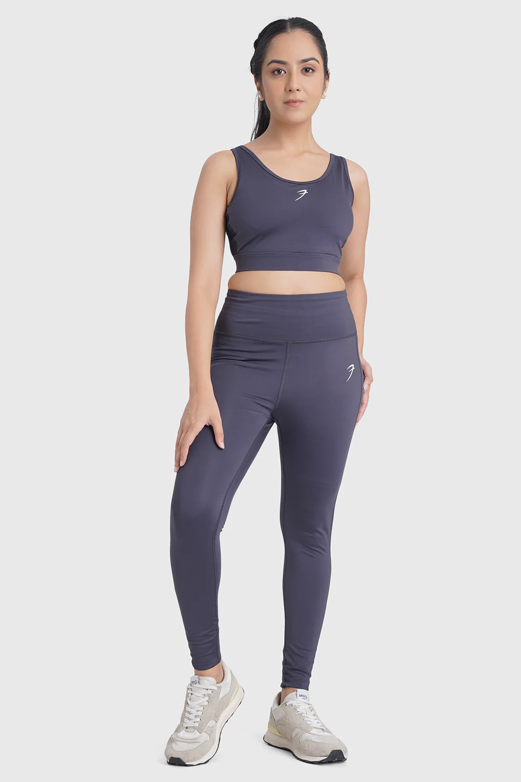 Active Full Support Sports Bra Coal - Image 4