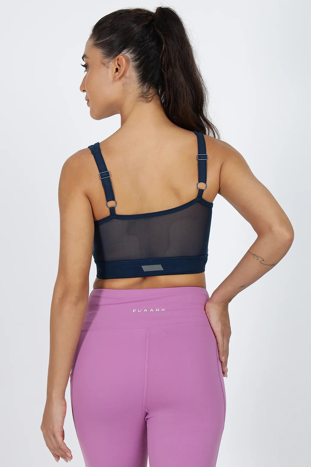 Active Full Support Sports Bra Navy - Image 7