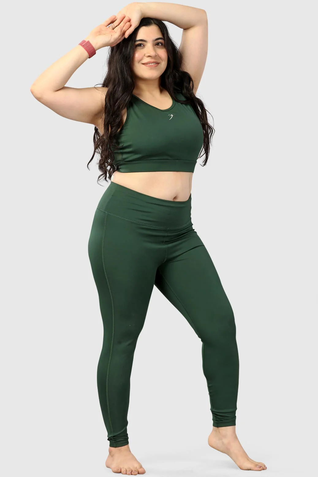 Active High Rise Leggings Green - Image 2