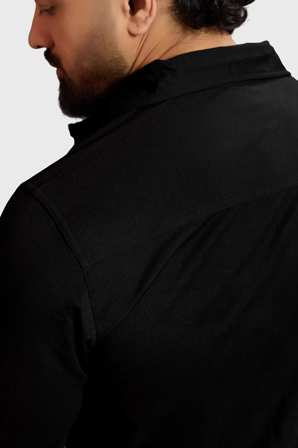Aero Fullsleeves Shirt Black - Image 5