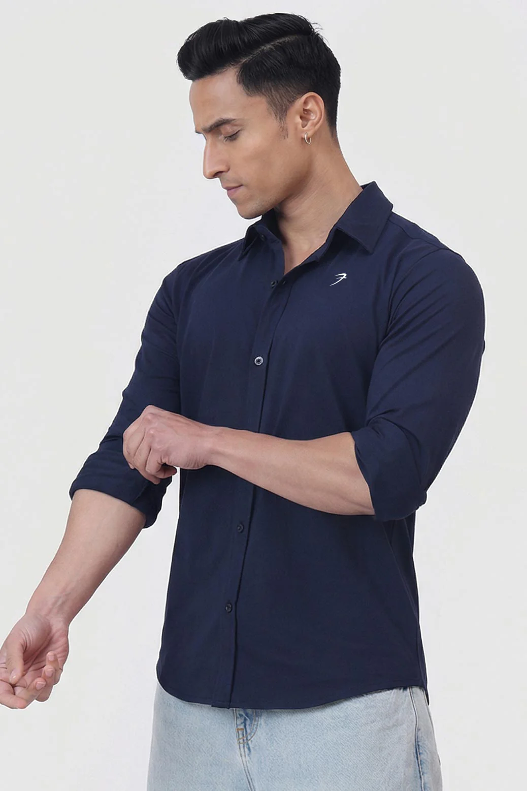 Aero Fullsleeves Shirt Navy - Image 6