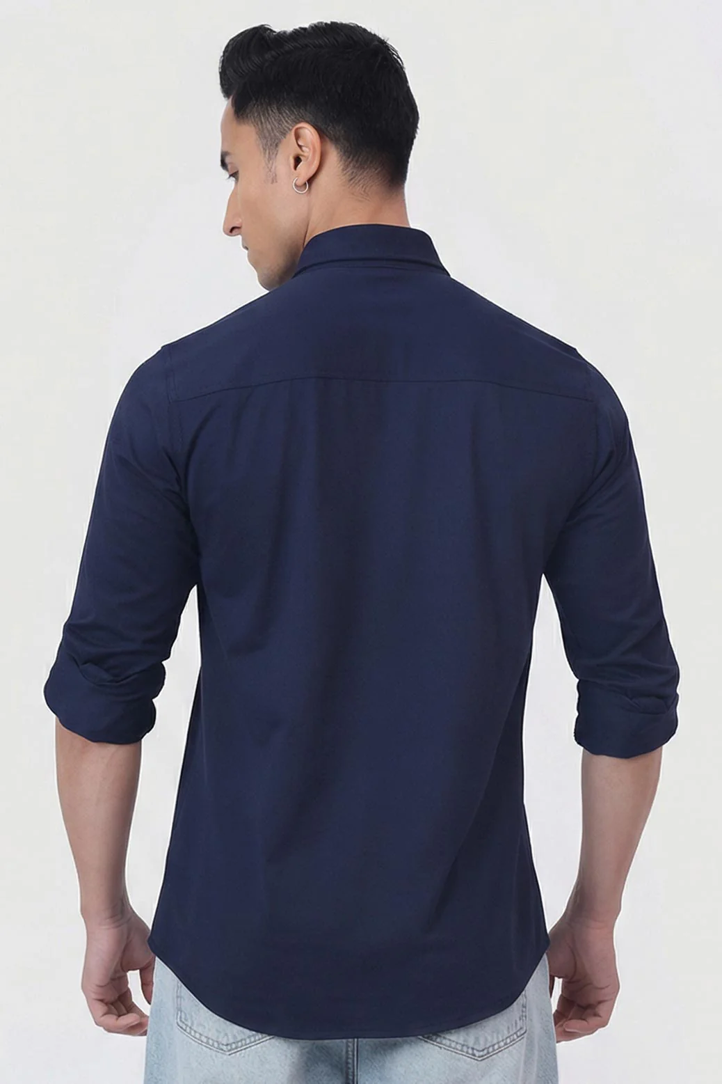 Aero Fullsleeves Shirt Navy - Image 8