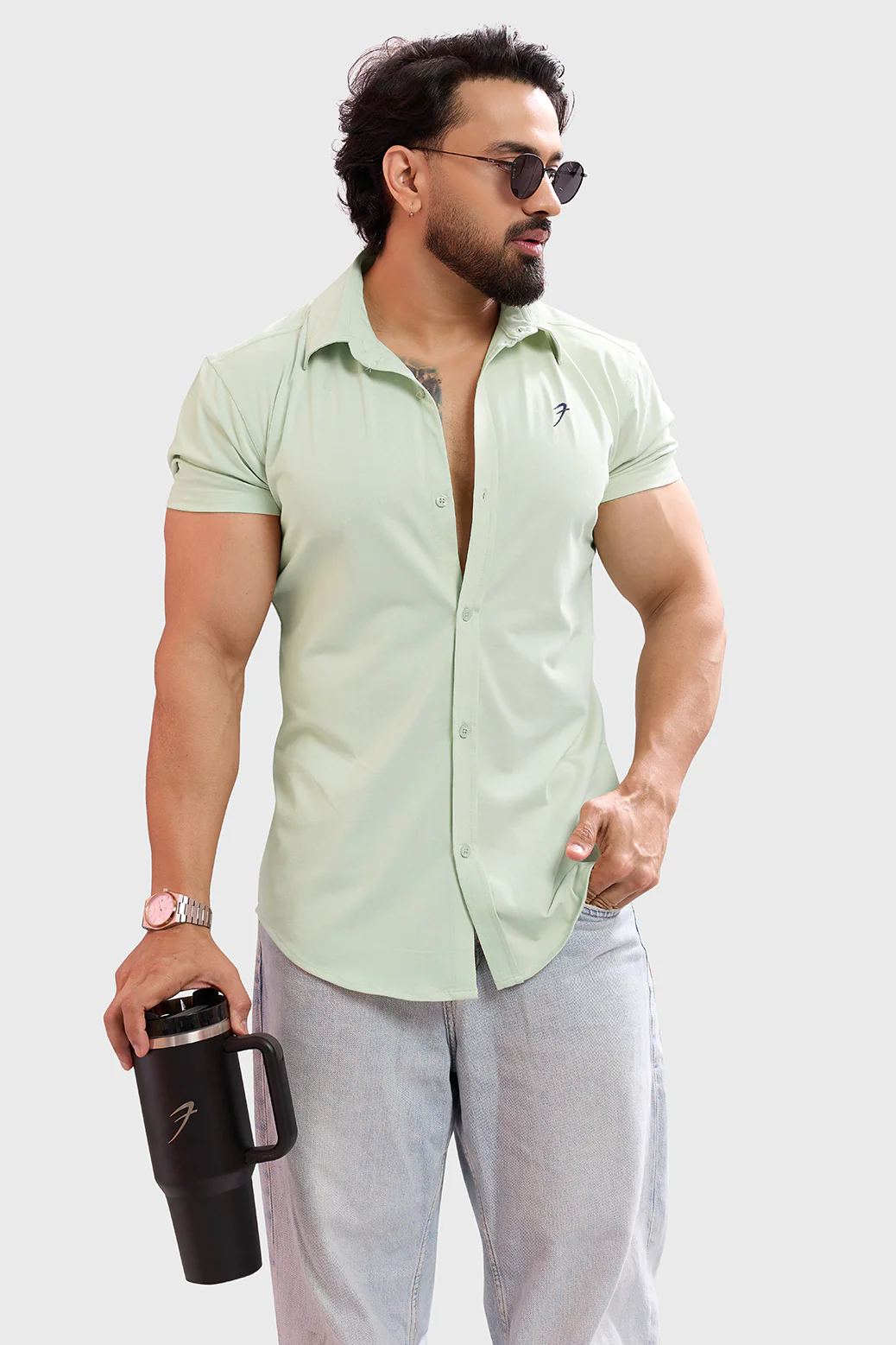 Aero Shirt Light Green - Image 5
