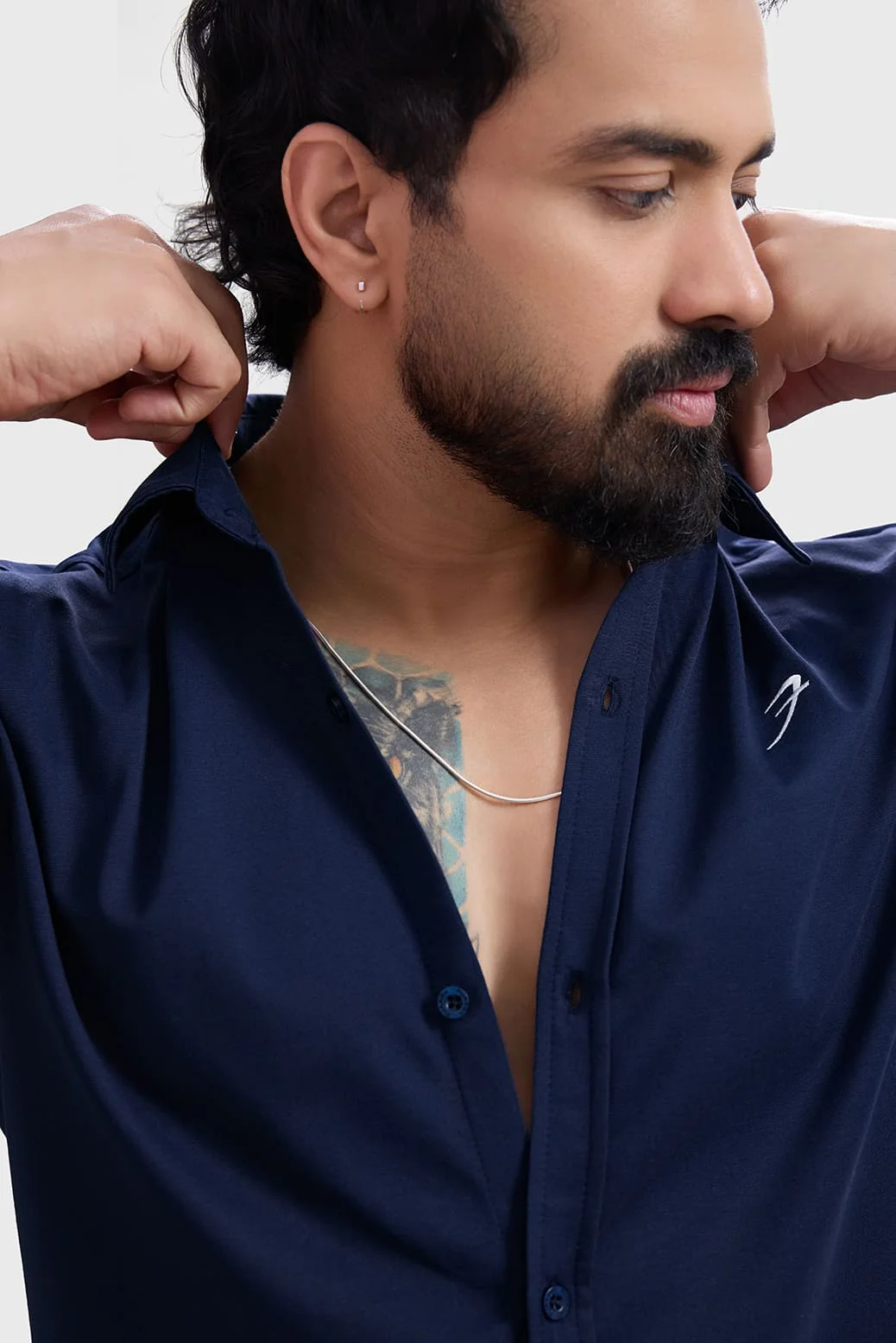 Aero Shirt Navy - Image 4