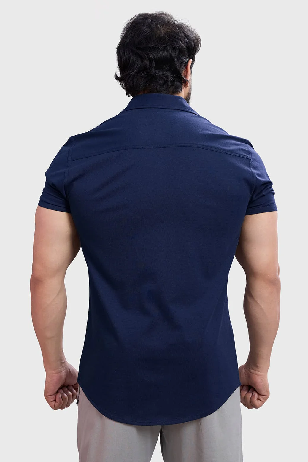 Aero Shirt Navy - Image 6