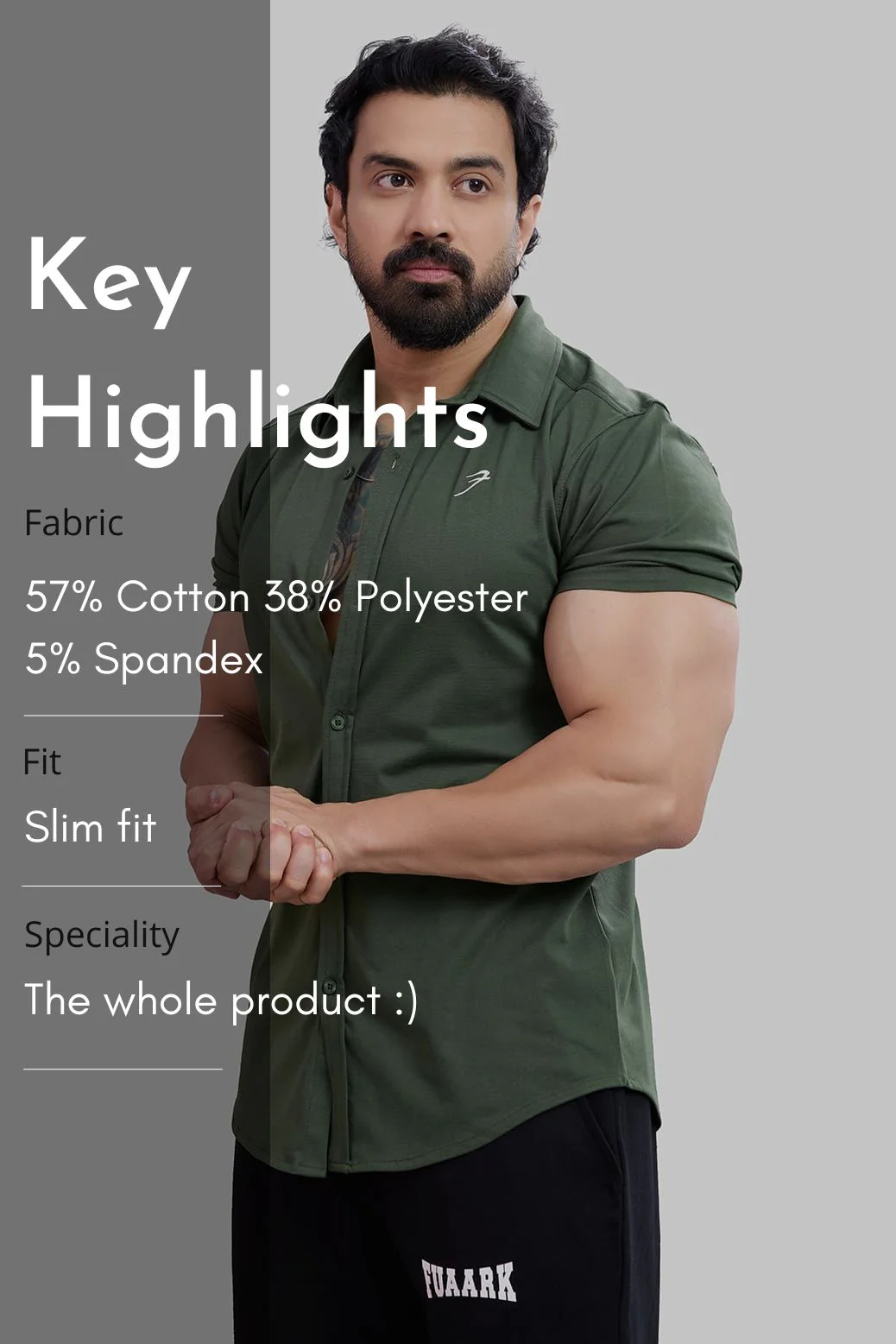 Aero Shirt Olive - Image 7