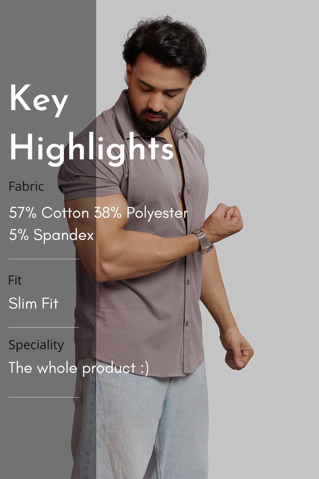 Aero Shirt Pastel Brown - Image 9