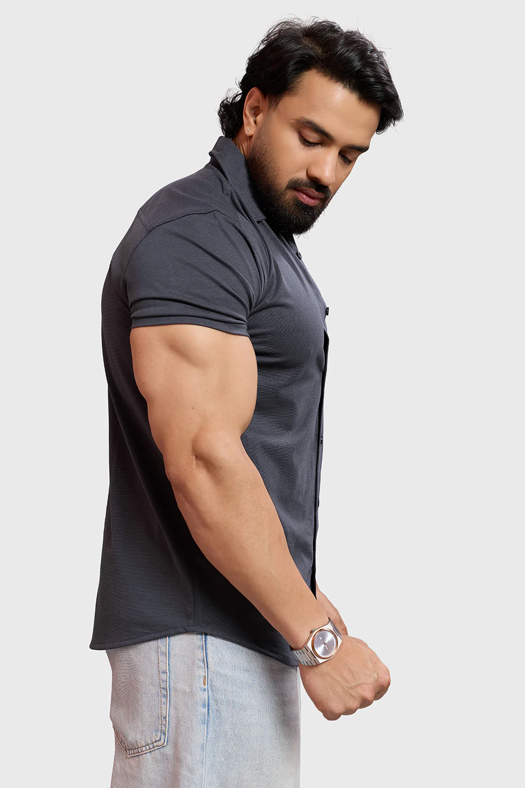 Aero Shirt Dark Grey - Image 2