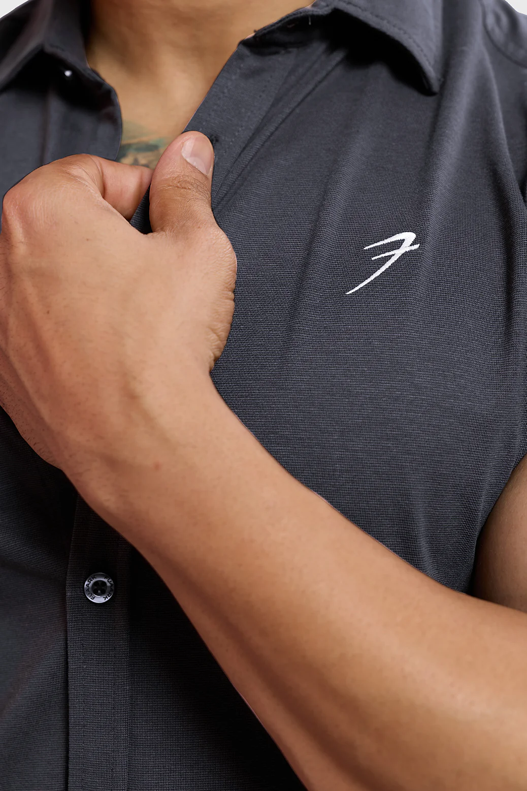 Aero Shirt Dark Grey - Image 3
