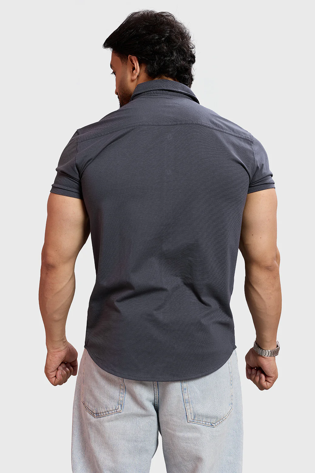 Aero Shirt Dark Grey - Image 5