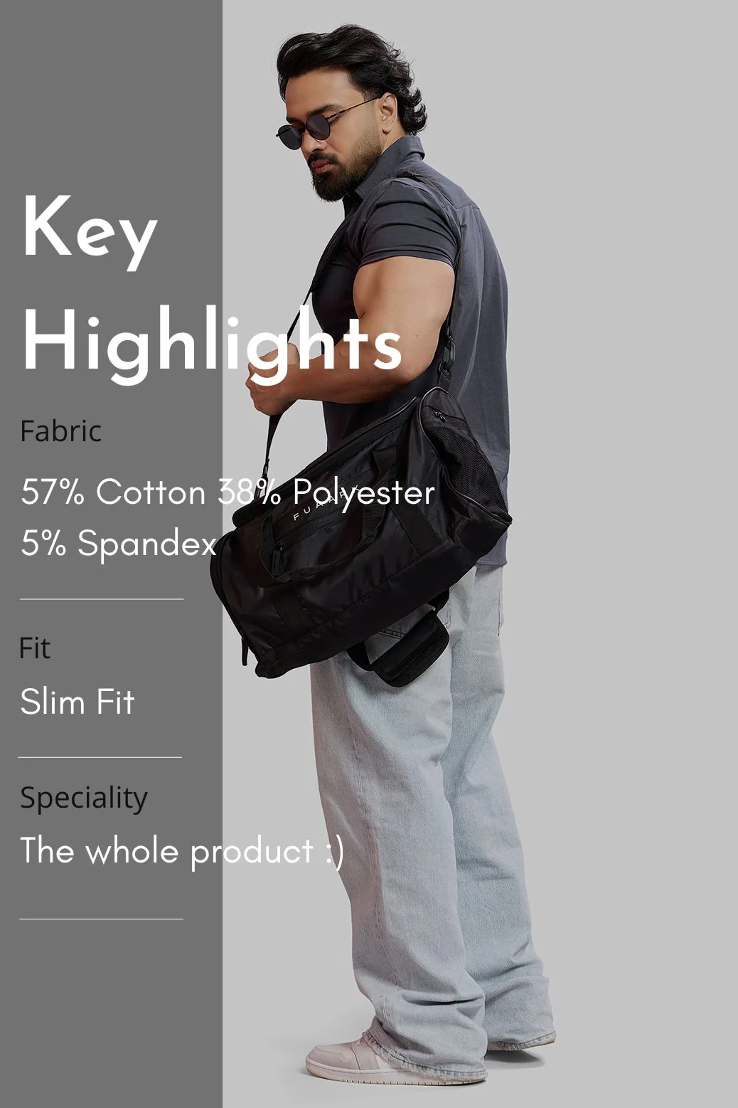 Aero Shirt Dark Grey - Image 7