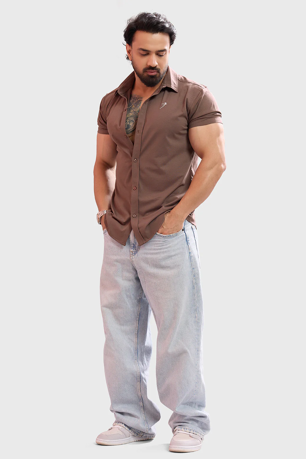 Aero Shirt Mocha - Image 2