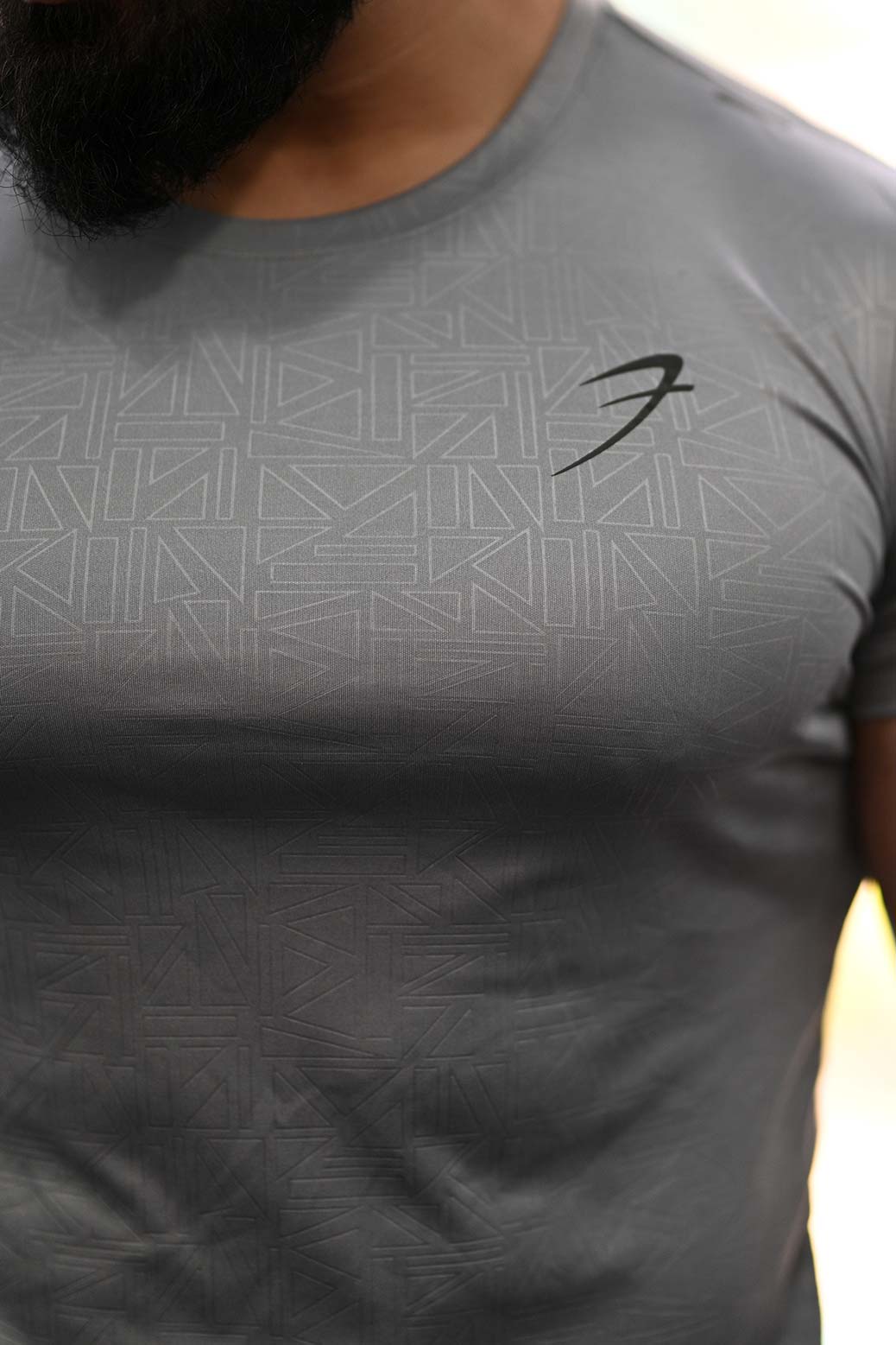 Aero T-shirt Light Grey - Image 3