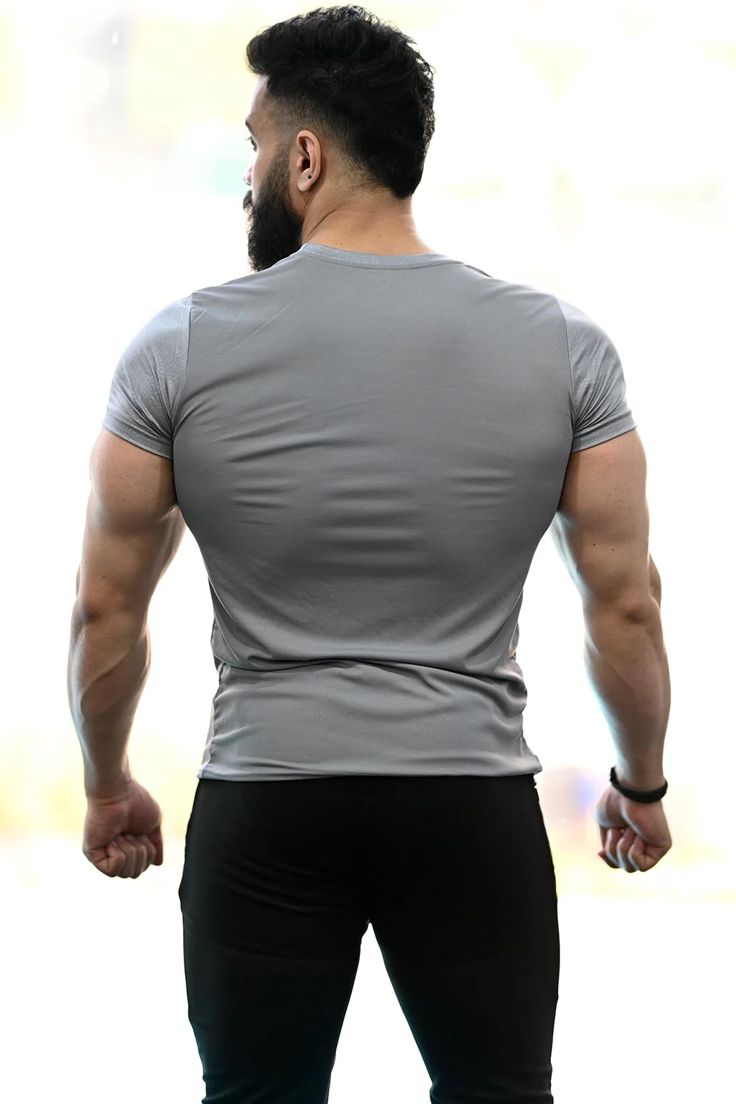 Aero T-shirt Light Grey - Image 6