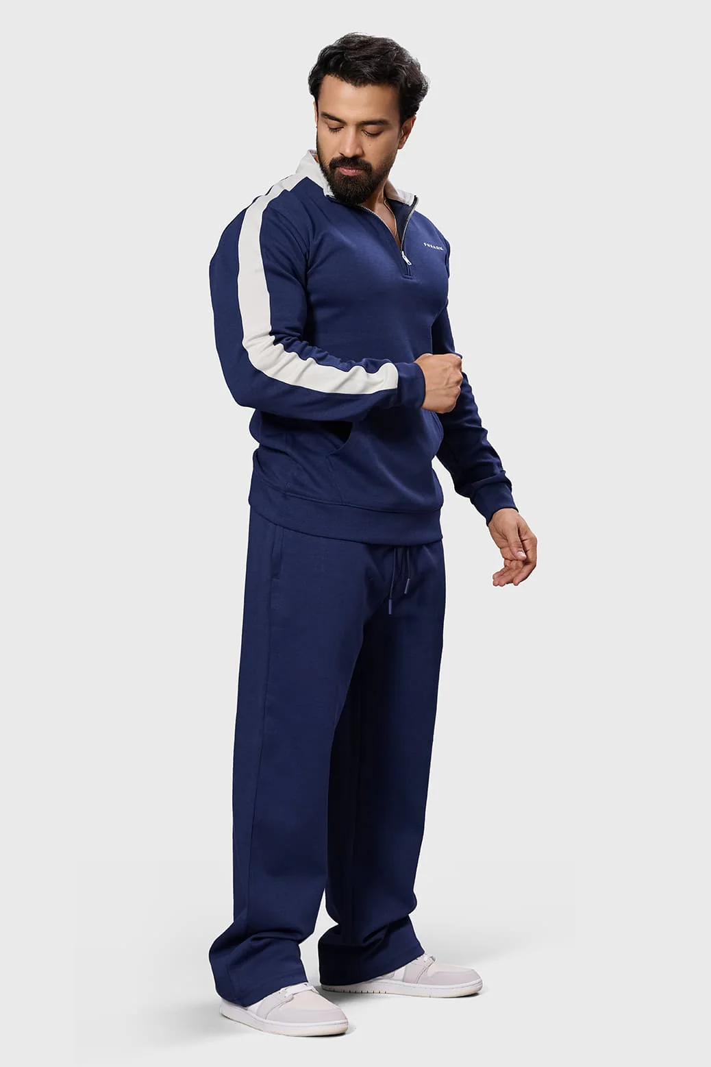 Alpine Pullover Navy/White - Image 2