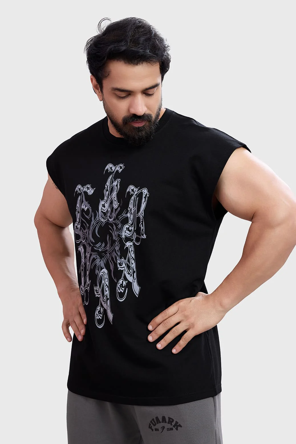 Ash Capsleeves Tank Black - Image 3