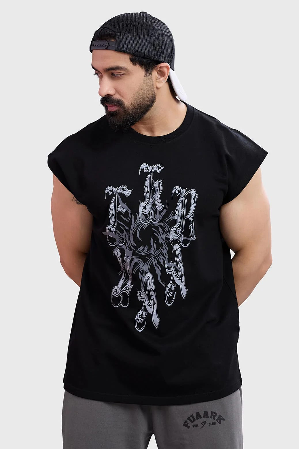 Ash Capsleeves Tank Black - Image 6