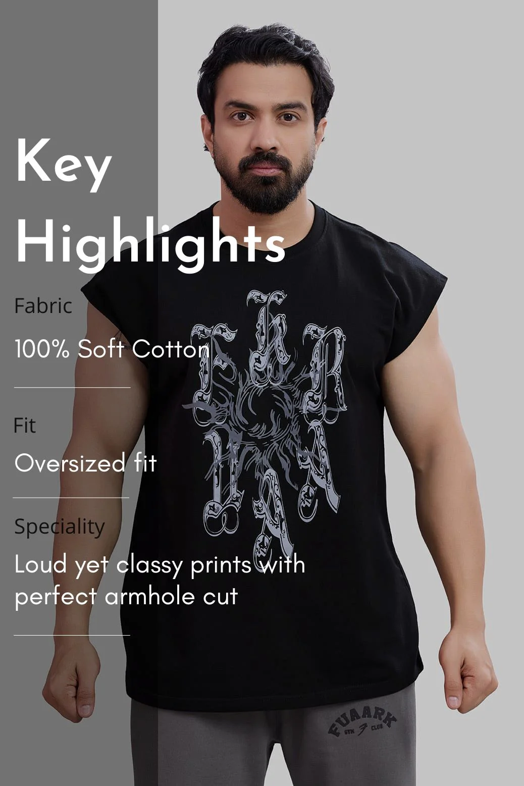 Ash Capsleeves Tank Black - Image 7