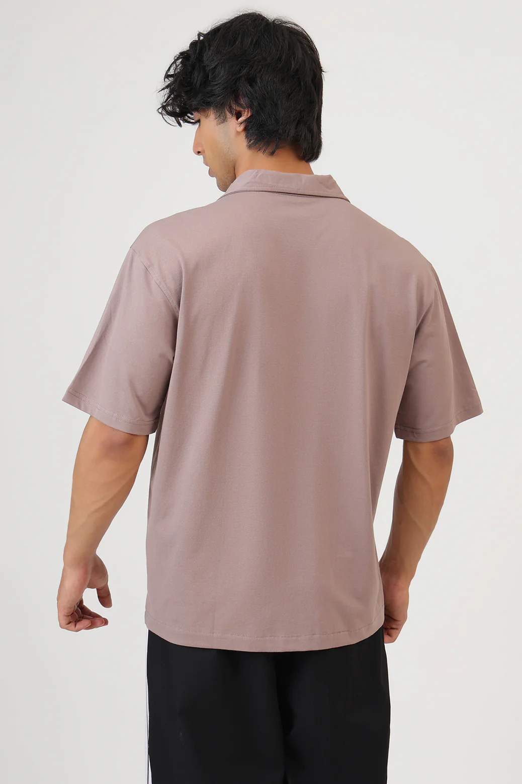 Ashline Oversized Shirt Pastel Brown - Image 6