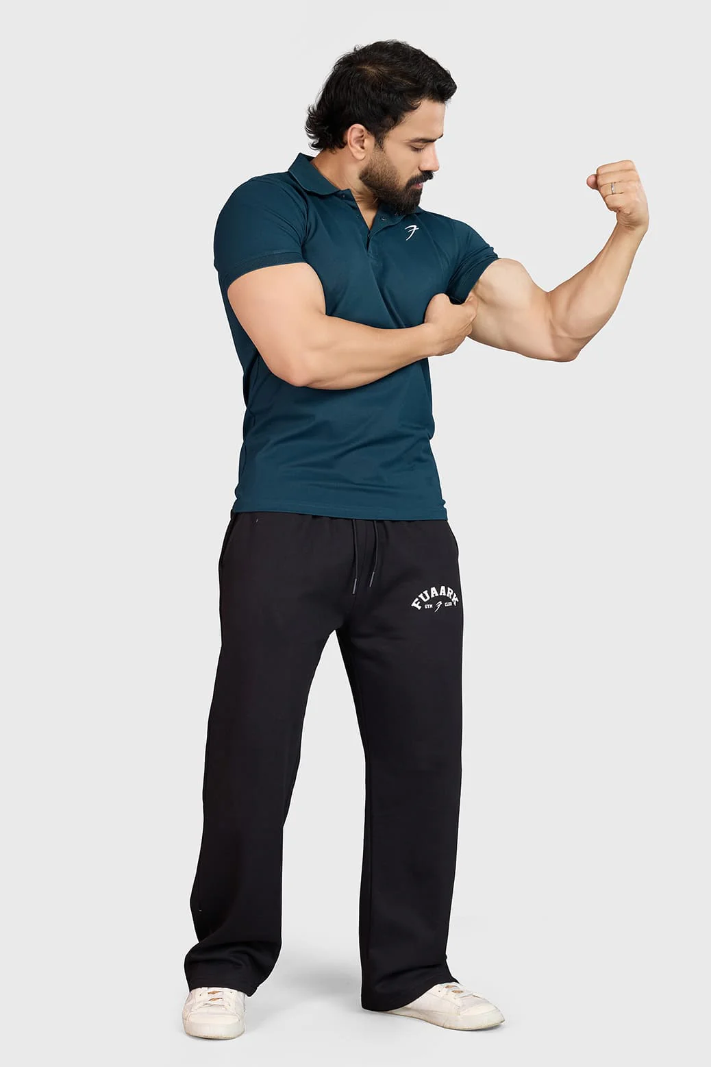 Aura Polo T-shirt Teal - Image 2