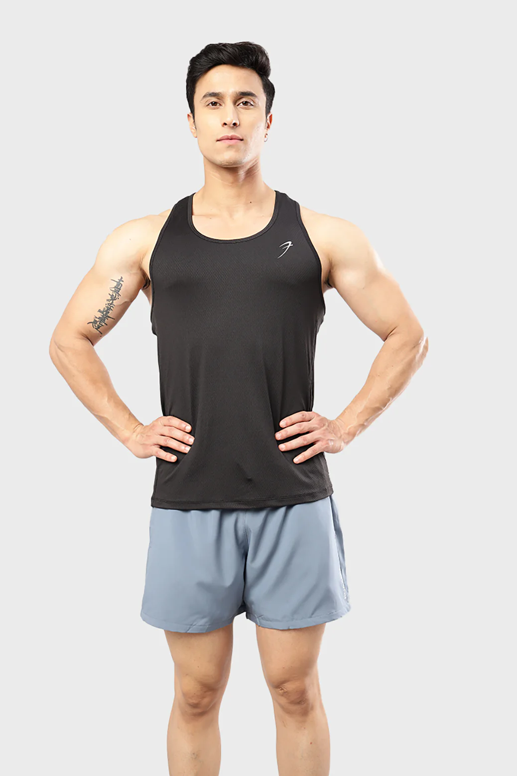 Aura Textured Tank Black - Image 2