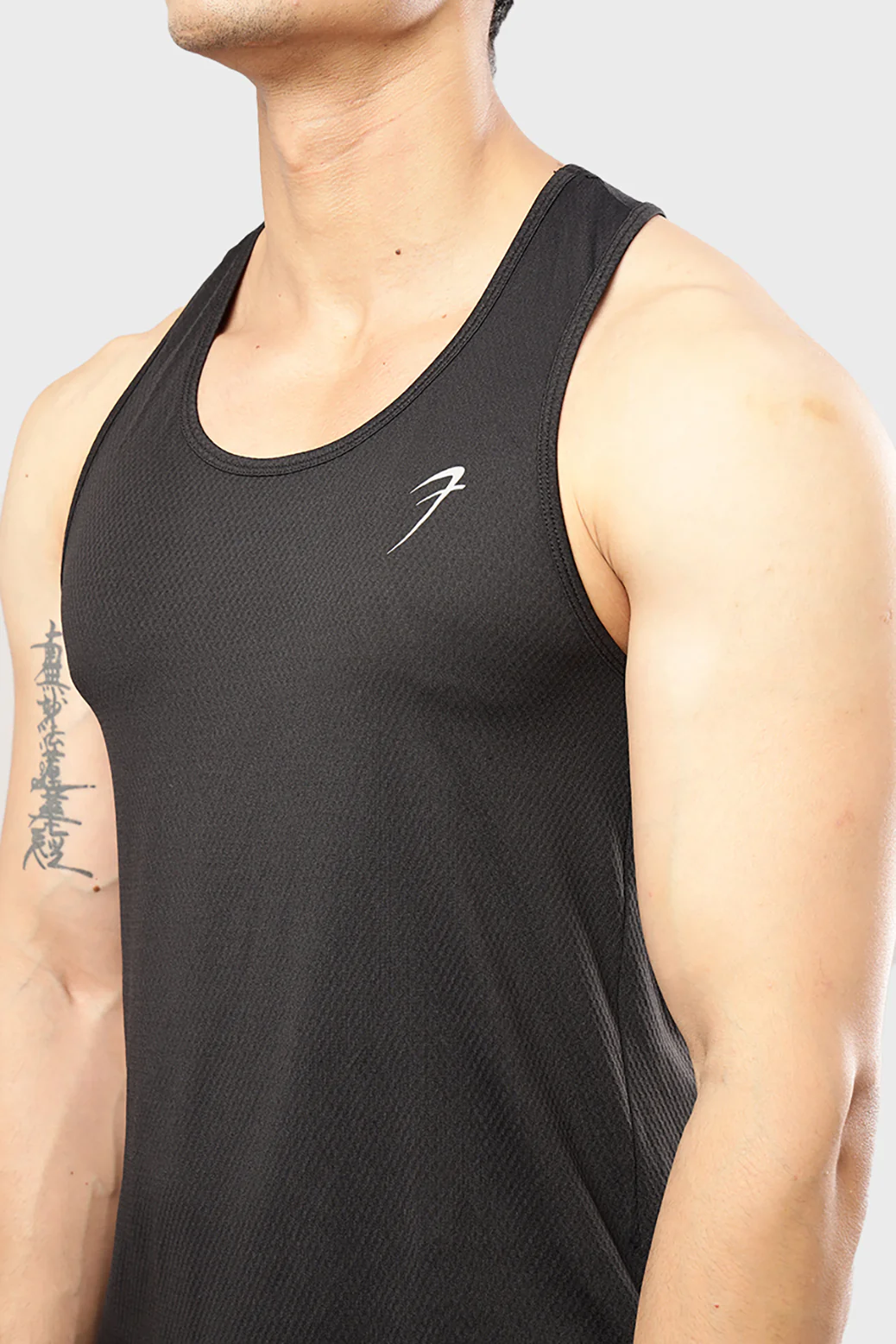 Aura Textured Tank Black - Image 3