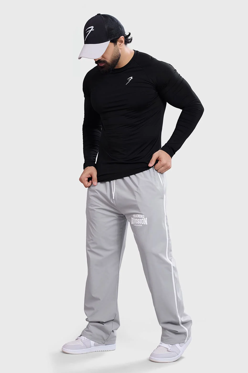 Bare Nylon Fullsleeves T-shirt Black - Image 2