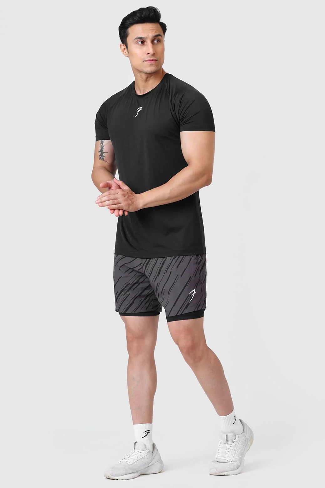 Bare Nylon T-shirt Black - Image 2