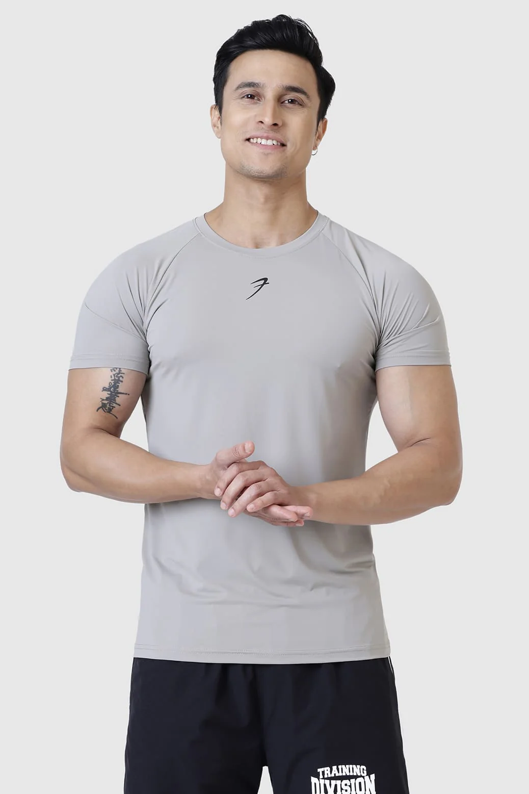 Bare Nylon T-shirt Light Grey - Image 6
