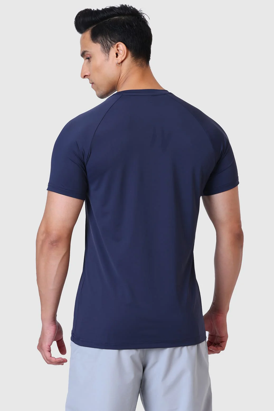 Bare Nylon T-shirt Navy - Image 6