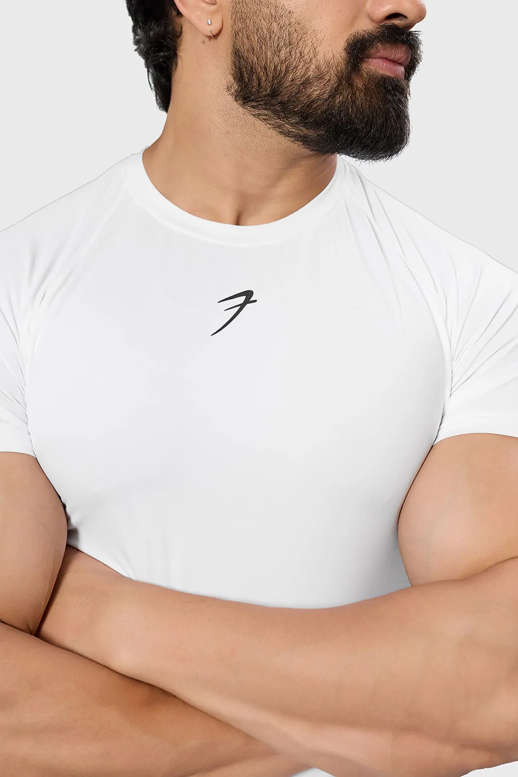 Bare Nylon T-shirt White - Image 4
