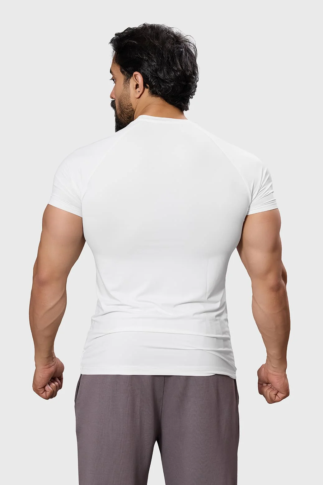 Bare Nylon T-shirt White - Image 6