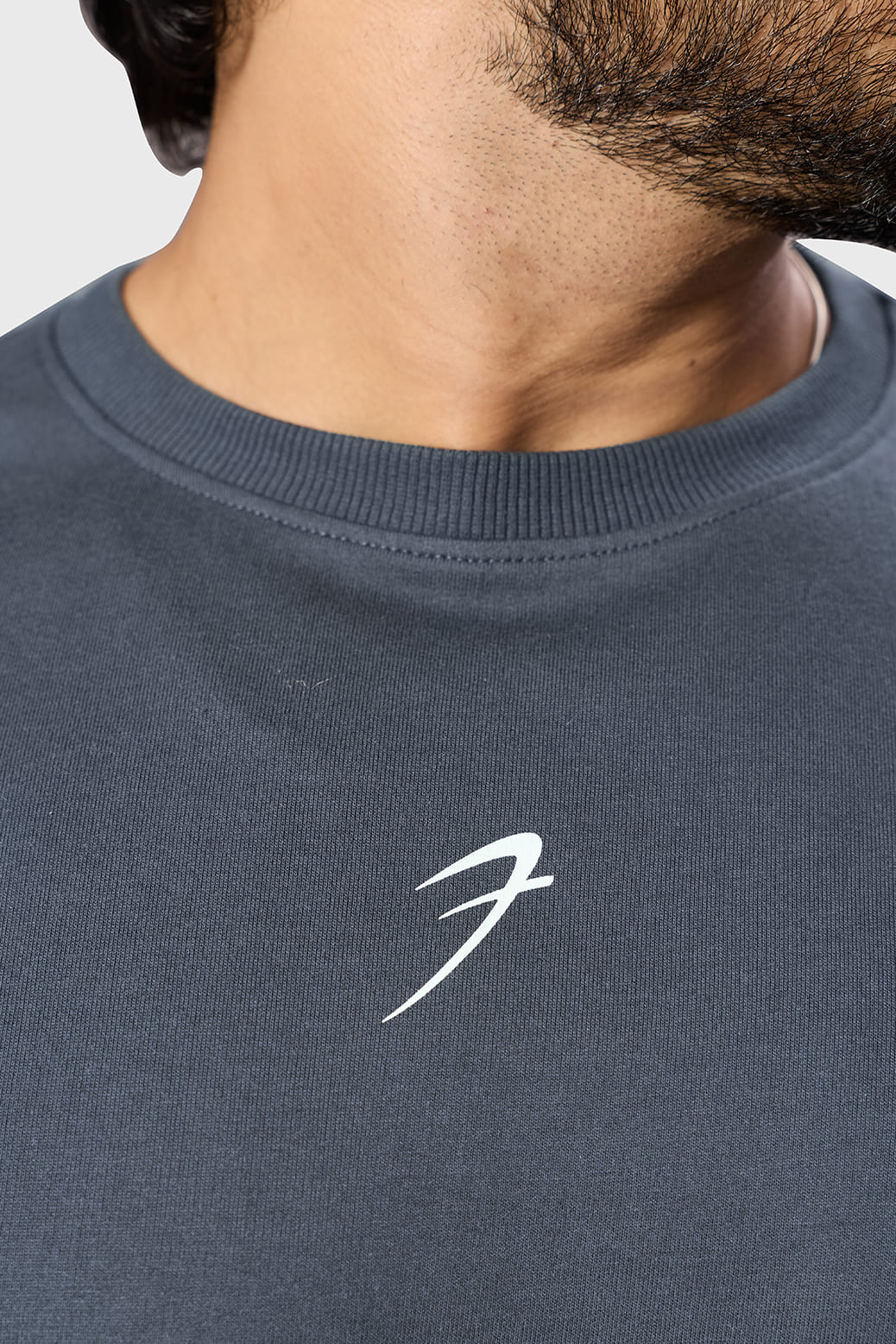Bite Back Oversized T-shirt Dark Grey - Image 3