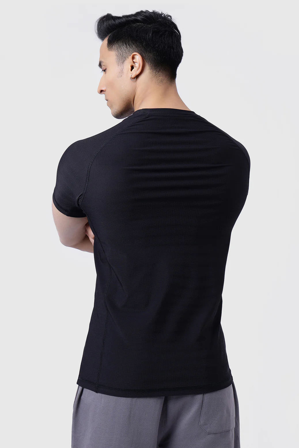 Blaze Nylon T-shirt Black - Image 7