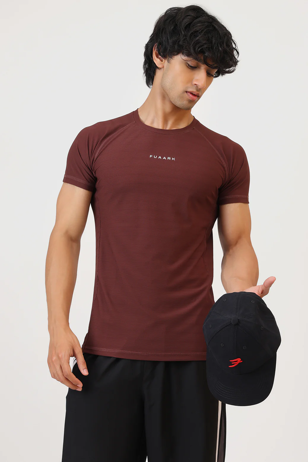 Blaze Nylon T-shirt Brown