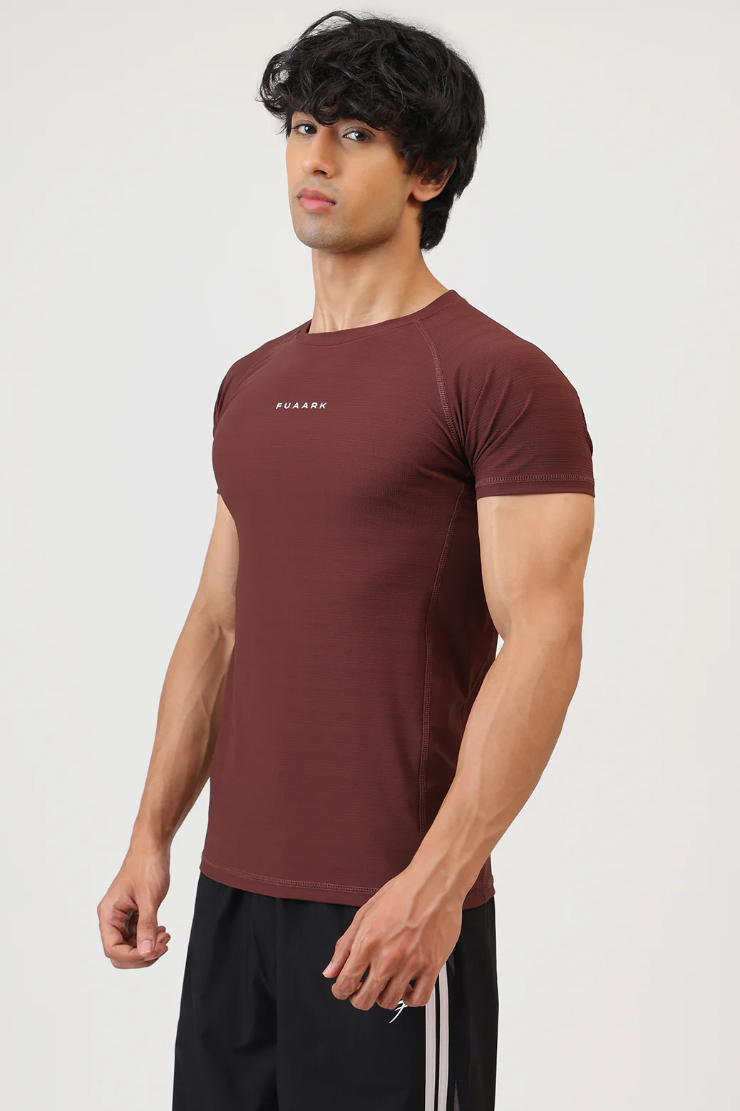 Blaze Nylon T-shirt Brown - Image 7