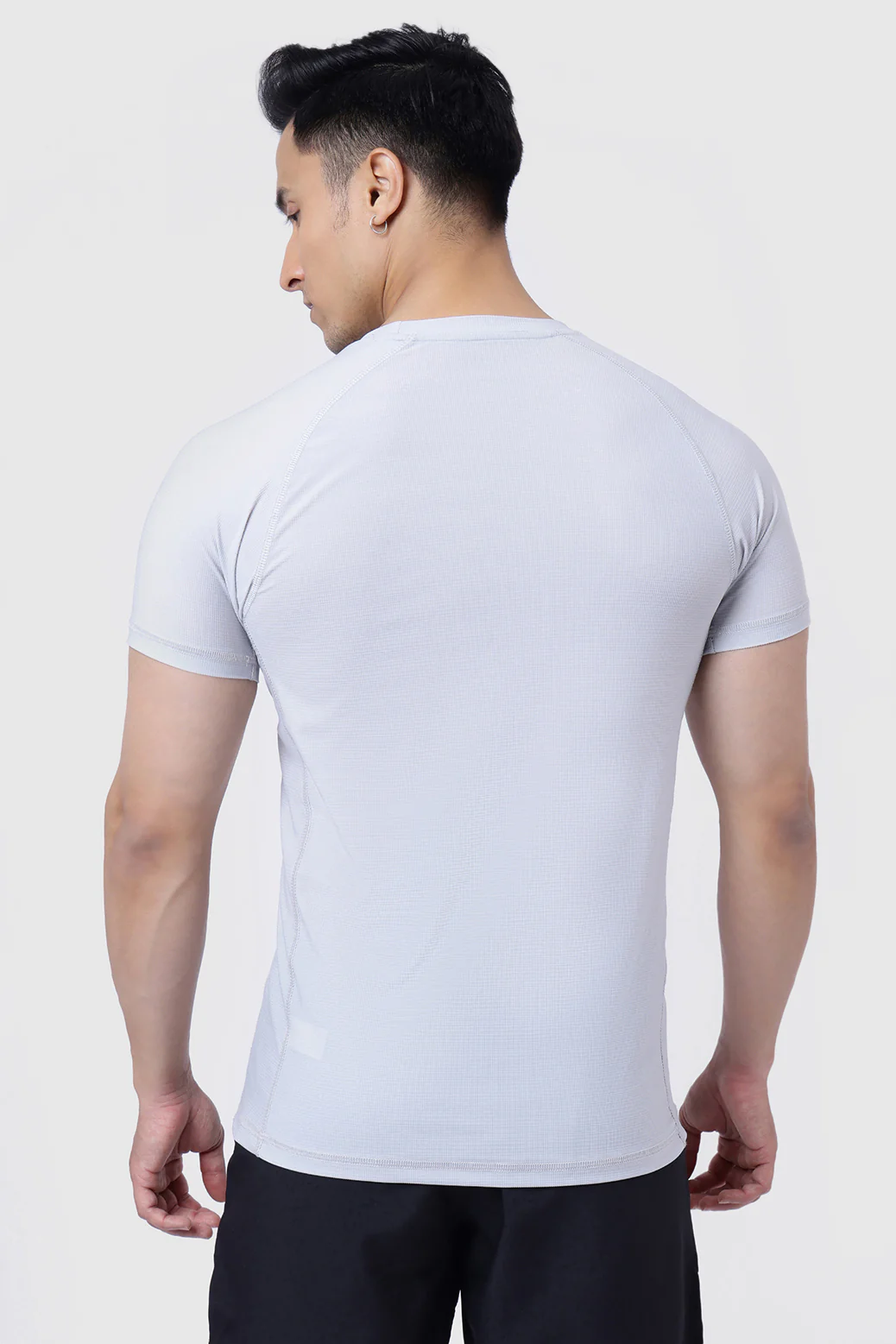 Blaze Nylon T-shirt Light Grey - Image 6