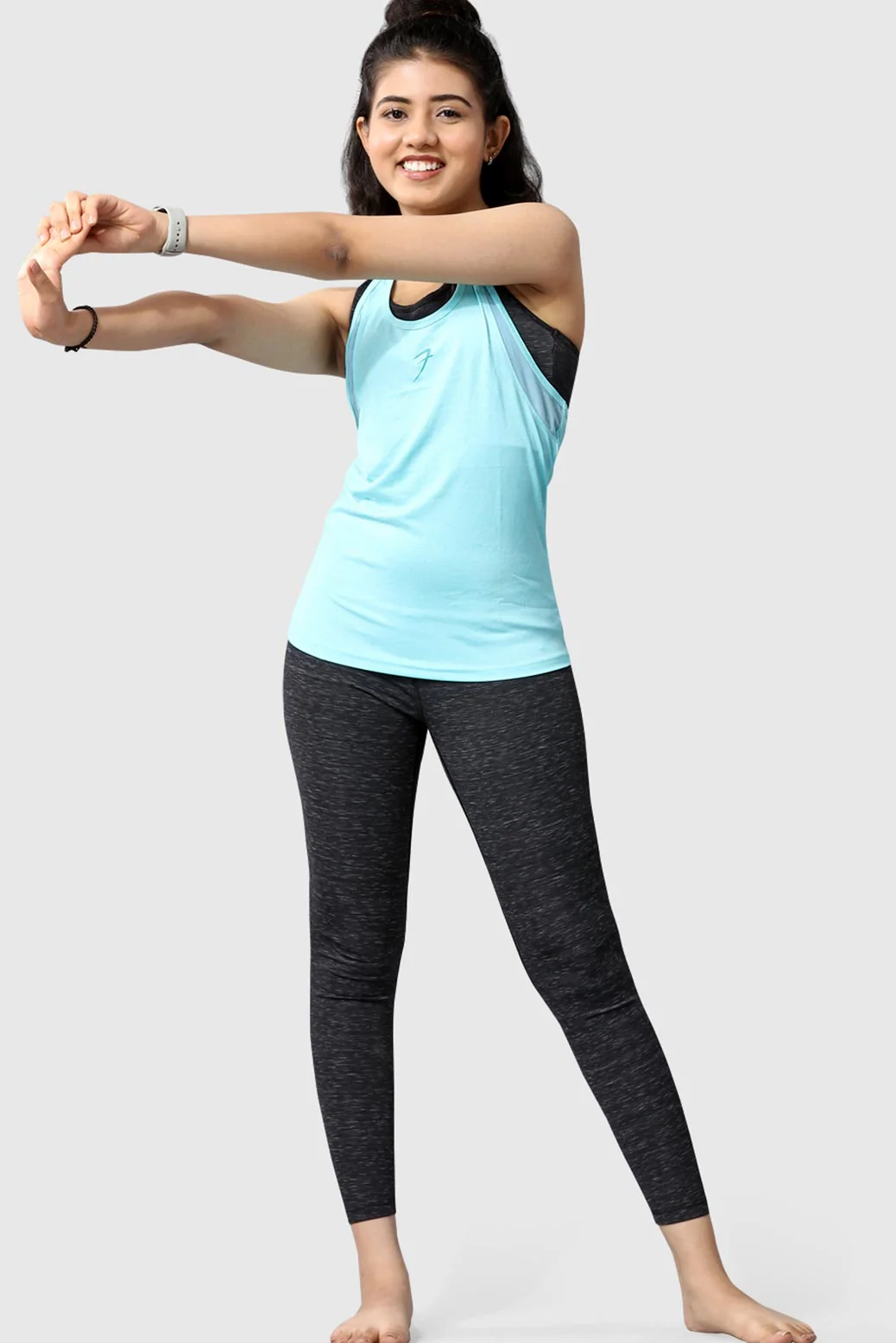 Bold Melange Tank Sky Blue - Image 5
