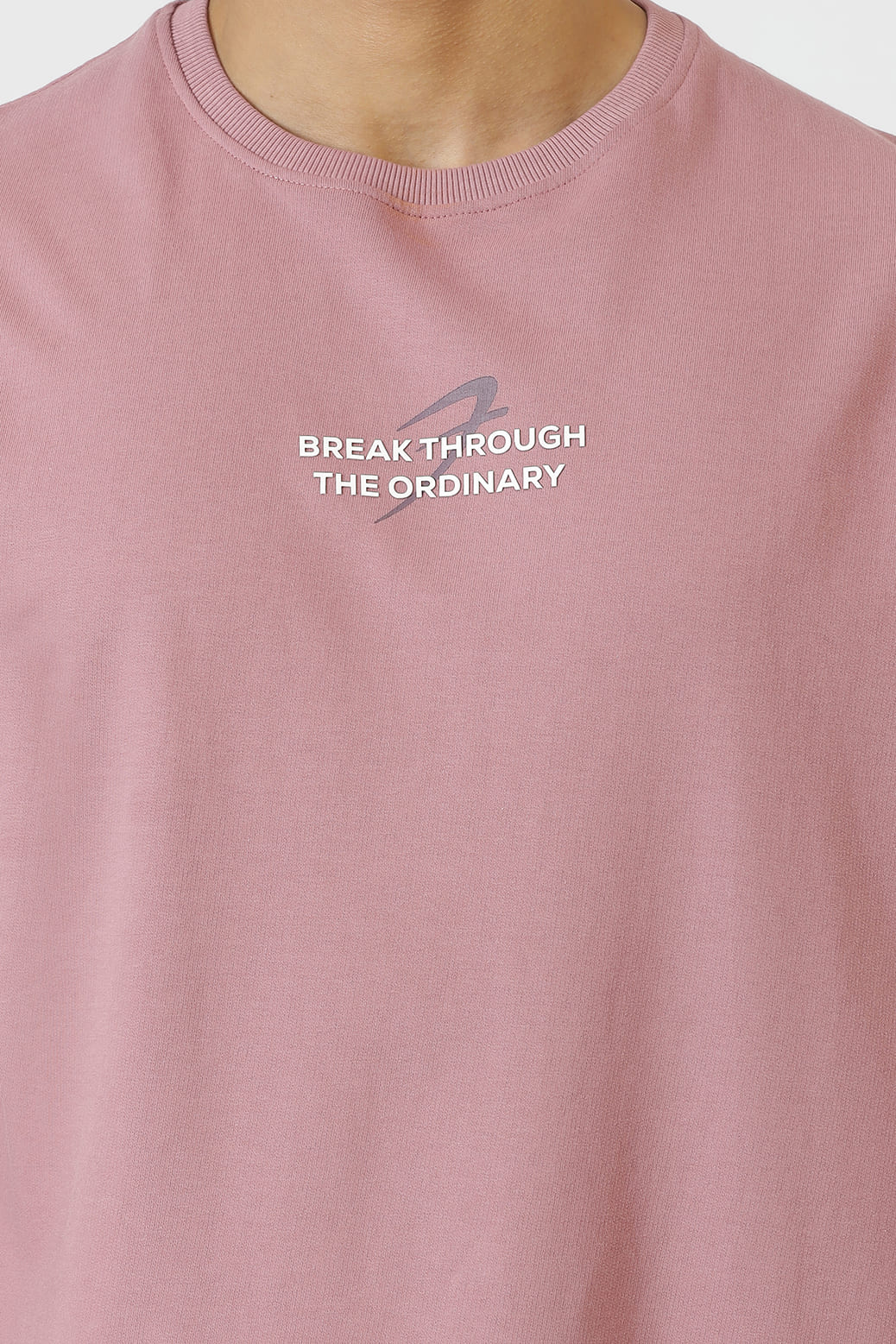 Break Through Oversized T-shirt Dusk Pink - Image 3