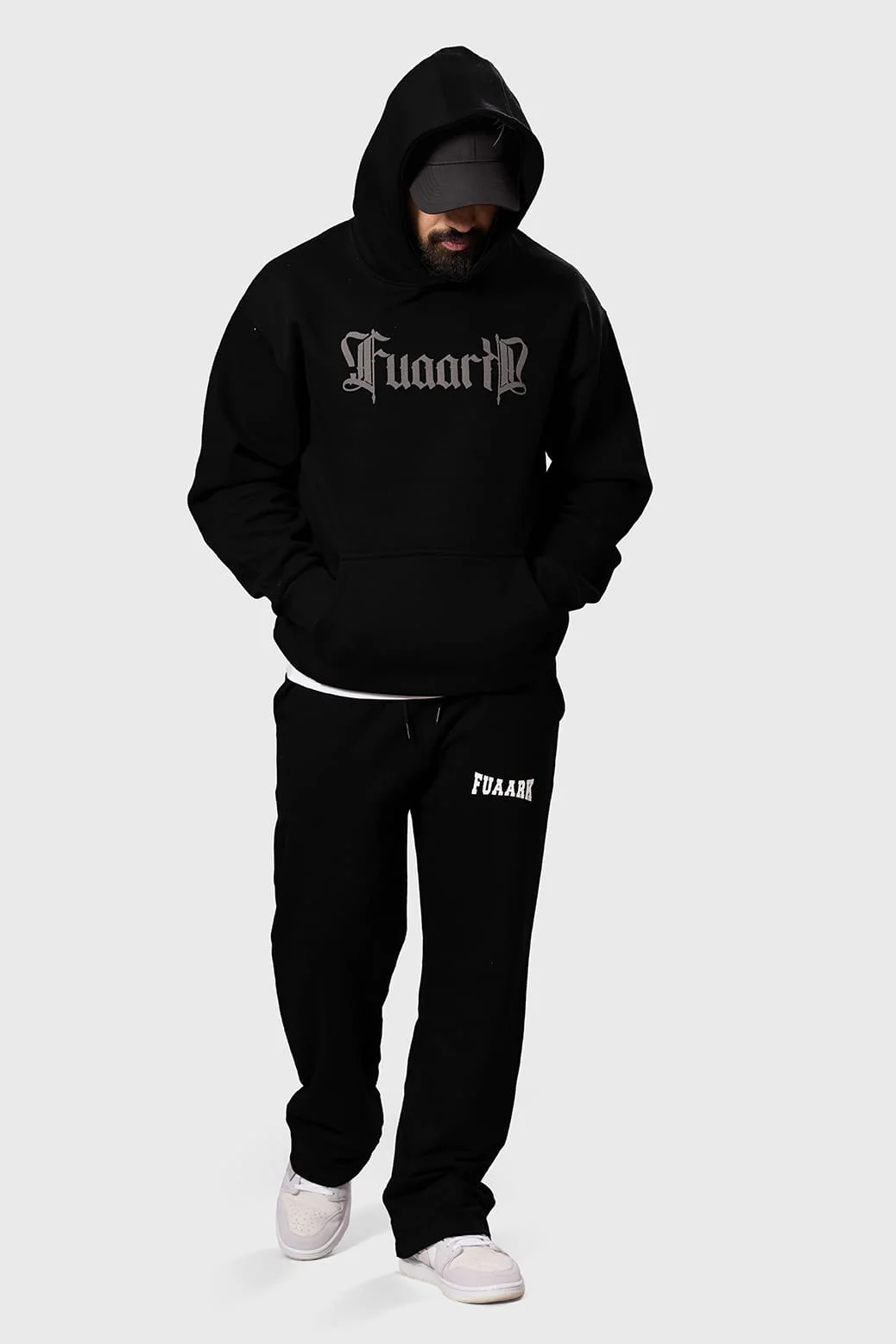 Brookline Oversized Hoodie Black - Image 2