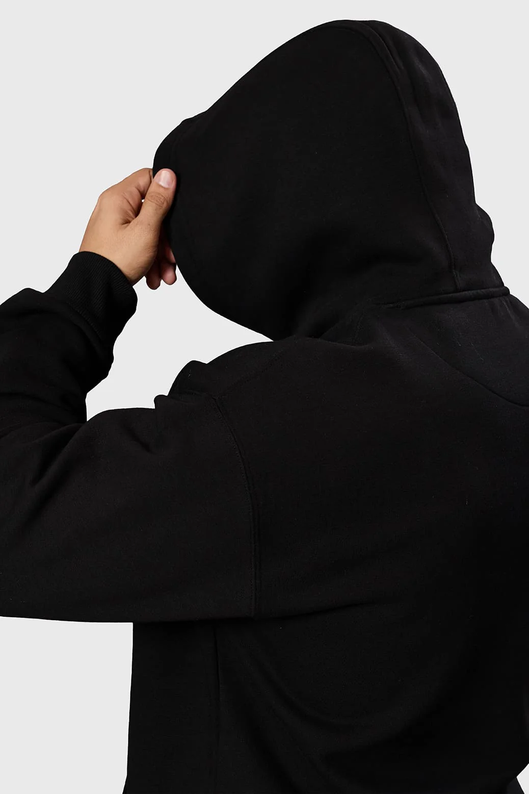Brookline Oversized Hoodie Black - Image 5