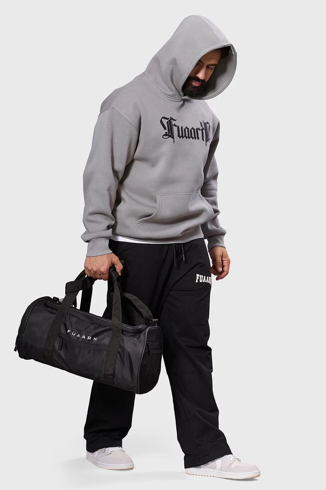 Brookline Oversized Hoodie Grey - Image 2